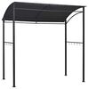 vidaXL BBQ-Pavillon 215x150x220 cm Anthrazit Stahl