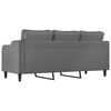 vidaXL 3-Sitzer-Sofa Dunkelgrau 180 cm Stoff