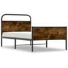 vidaXL Bettgestell ohne Matratze 90x190 cm Sonoma-Eiche Holzwerkstoff