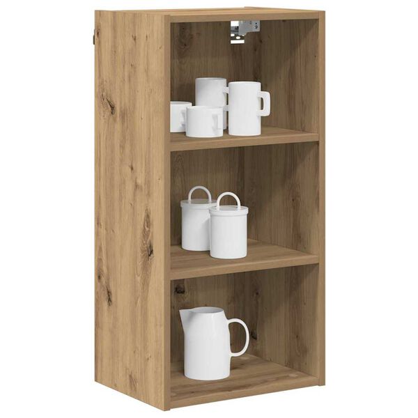 vidaXL H&auml;ngeschrank Artisan-Eiche 40 x 29,5 x 80 cm Holzwerkstoff