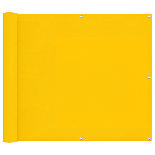 vidaXL Balkonsichtschutz Gelb 90 x 200 cm