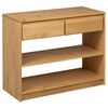 vidaXL Konsolentisch SAUDA Eiche-Optik 89,5x36,5x73 cm Kiefernholz