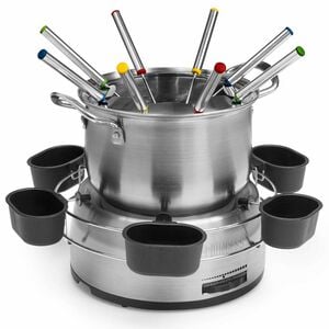 Princess Fondue-Familien-Set 800 W Edelstahl Grau