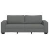 vidaXL 3-Sitzer-Sofa Dunkelgrau 180 cm Stoff