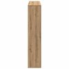 vidaXL B&uuml;cherregal Artisan-Eiche 137,5x29x137,5 cm Holzwerkstoff