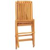 vidaXL Klappst&uuml;hle, 8 St&uuml;ck, 47 x 47 x 89 cm, Massivholz Teak