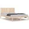 vidaXL Massivholzbett ohne Matratze 160x200 cm Kiefernholz