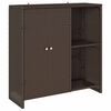 vidaXL Aufbewahrungsschrank mit Regal Braun 100 x 36 x 102 cm Rattan
