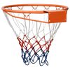 vidaXL Basketballring Orange 39 cm Stahl