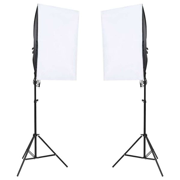 vidaXL Fotostudio-Set mit Beleuchtung und Hintergrund