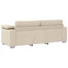 vidaXL Sofa 2 pcs Taupe 219 x 80 x 82 cm Stoff