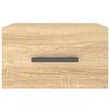 vidaXL Wand-Nachttisch Sonoma-Eiche 35x35x20 cm