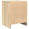 vidaXL Nachttisch mit Schublade Sonoma-Eiche 40x34x50 cm