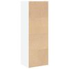 vidaXL B&uuml;cherregal Wei&szlig; 40x30x114 cm Holzwerkstoff