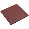 vidaXL Sturzschutzfliesen 18 Stk. Rot 50 x 50 cm Gummi