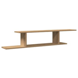 vidaXL TV-Wandregal Artisan-Eiche 125x18x23 cm Holzwerkstoff
