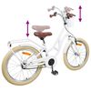 vidaXL Kinderfahrrad 20 Zoll 6-11 Wei&szlig;