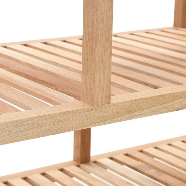vidaXL Badregal Massivholz Walnuss 100x40x65 cm