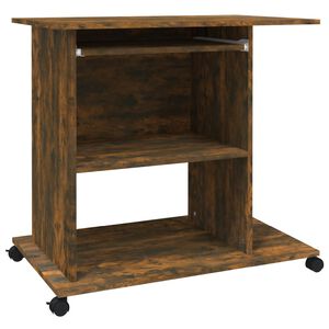 vidaXL Schreibtisch R&auml;uchereiche 80x50x75 cm Holzwerkstoff