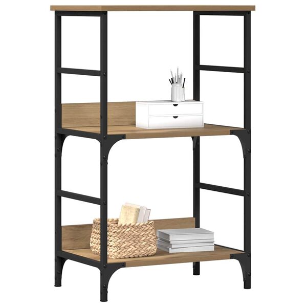 vidaXL Bücherschrank Artisan-Eiche 50x33x82 cm Holzwerkstoff