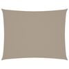 vidaXL Sonnensegel Oxford-Gewebe Rechteckig 3x4,5 m Taupe