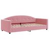 vidaXL Tagesbett Rosa 90x200 cm Samt