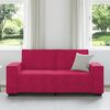vidaXL 2-Sitzer-Sofa Weinrot 140 cm Samt