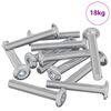 vidaXL Kopf-Sicherungsschraube 2514 pcs Silber Stahl