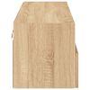vidaXL TV-Wandschrank Sonoma-Eiche 100x30x30 cm Holzwerkstoff