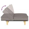 vidaXL Schlafsofa Taupe Stoff