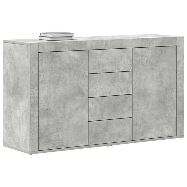 vidaXL Sideboard Beton Grau 120 x 36 x 69 cm Holzwerkstoff