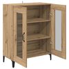 vidaXL Sideboard Artisan-Eiche 69,5 x 34 x 90 cm Verbundholz und Eisen