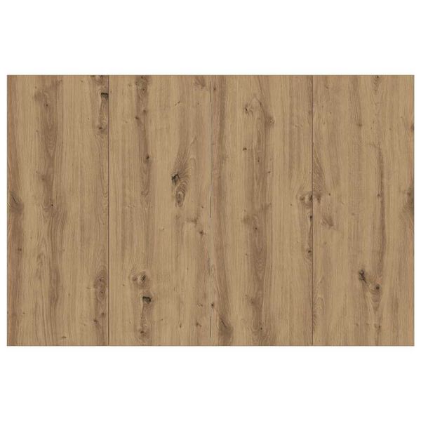 vidaXL Kopfteil Artisan-Eiche 120x1,5x80 cm Holzwerkstoff