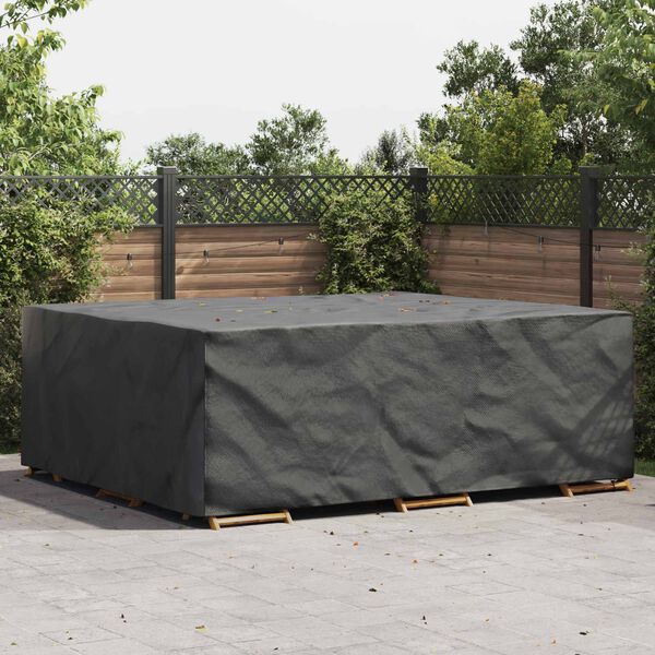 vidaXL M&ouml;belbezug Uni Schwarz 300 x 250 x 100 cm 600D