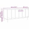 vidaXL Schallplattenschrank Altholz 100 x 38 x 48 cm Holzwerkstoff