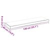 vidaXL Kissen Weinrot 140 x 40 x 8 cm Oxford-Stoff