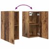 vidaXL TV-Schrankset Wandmontiert 4 pcs Altholz Holzwerkstoff