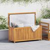 vidaXL Gartenbox 120x50x58 cm Massivholz Teak