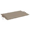 vidaXL Sonnenliegen-Auflage Taupe 186x58x4 cm Oxford-Gewebe