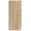 vidaXL Sideboards 2 Stk. Sonoma-Eiche 30x30x70 cm Holzwerkstoff