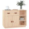 vidaXL Sideboard 98,5x40x75 cm Massivholz Kiefer