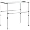 vidaXL W&auml;schetrockner 83x(50-55)x(40-85) cm Aluminium