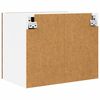 vidaXL H&auml;ngeschrank mit T&uuml;r 2 pcs Altes Holz und Wei&szlig; 50 x 31 x 40 cm