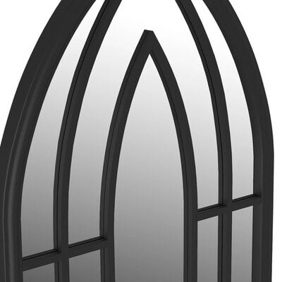 vidaXL Spiegel Schwarz 70x30 cm Eisen für den Innenbereich