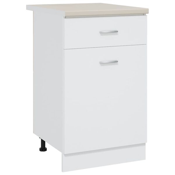 vidaXL K&uuml;chenarbeitsplatte Creme 50x60x2,8 cm Holzwerkstoff