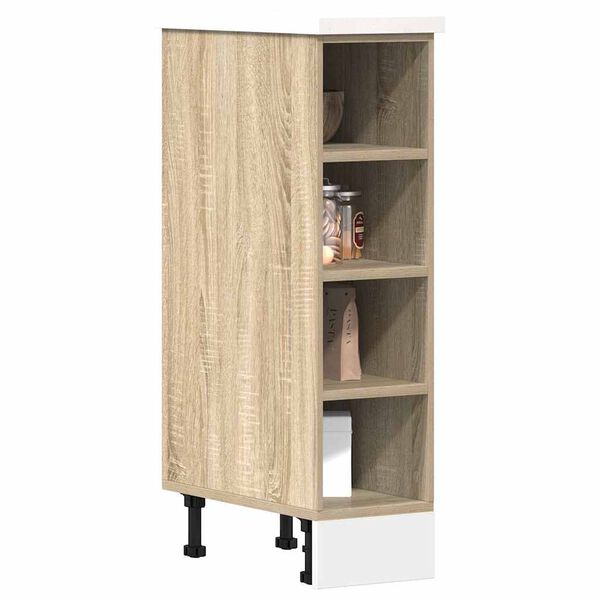 vidaXL Unterschrank Sonoma-Eiche 20x44,5x81,5 cm Holzwerkstoff