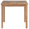 vidaXL 3-teiliges Garten-Ess-Set 80 x 80 cm Massivholz Teak