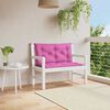 vidaXL Gartenbank-Auflagen 2 Stk. Rosa 100x50x7 cm Stoff