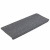vidaXL Stufenmatten Selbstklebend 15 Stk. 65x24,5x3,5 cm Grau