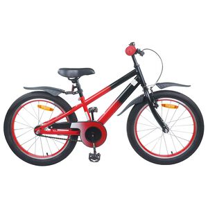 vidaXL Kinderfahrrad 20 Zoll f&uuml;r 6-11 Jahre alt Blau Schwarz